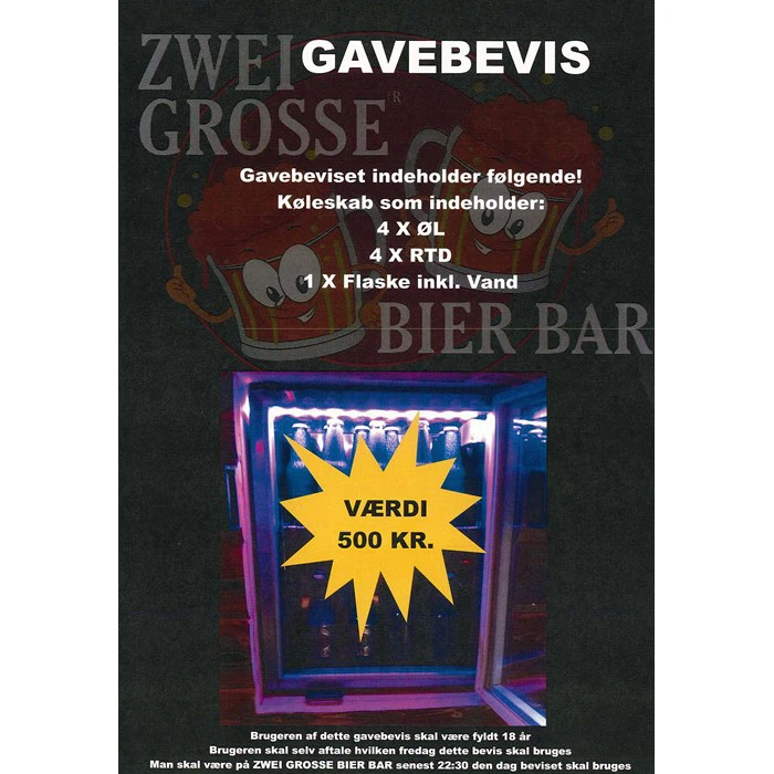 En fed aften på Zwei Grosse Bierbar i Skive